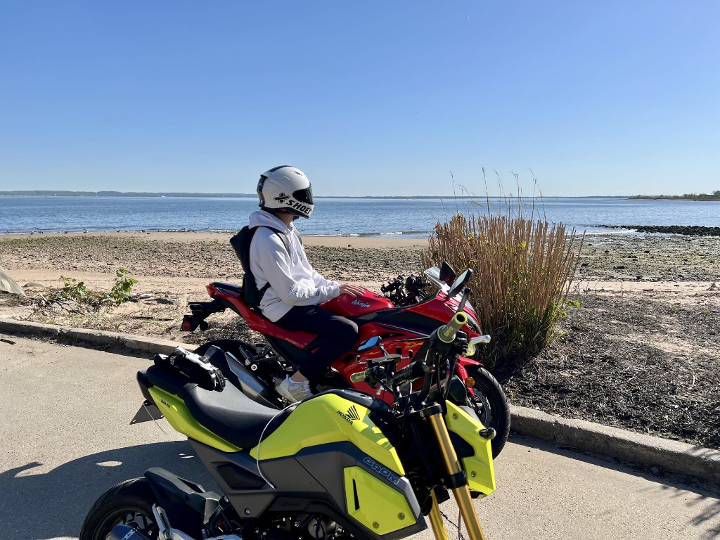 Riding my Grom